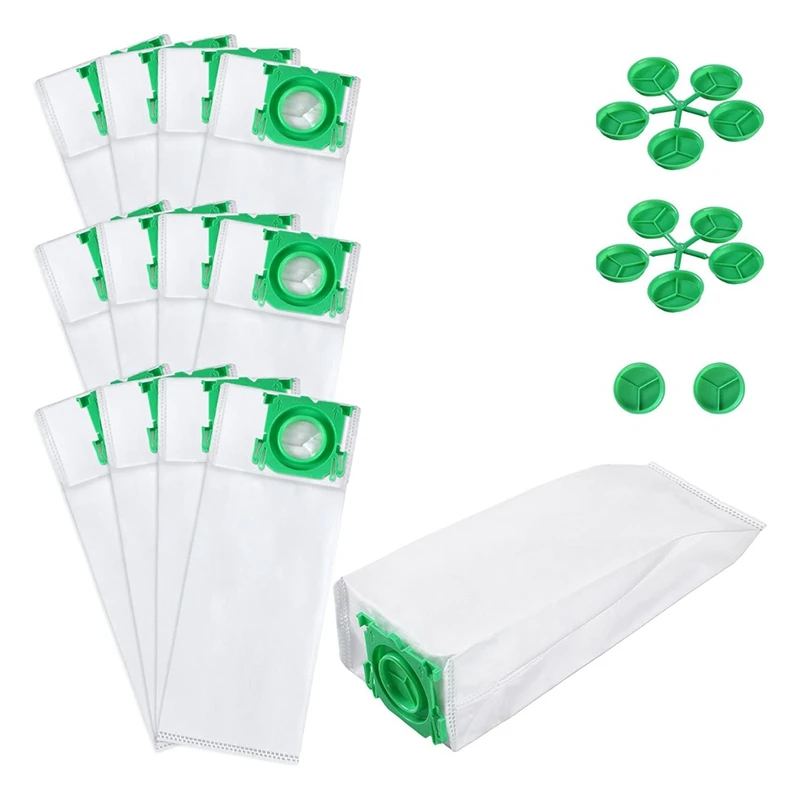 12 Pcs Vacuum Cleaner Bags Compatible For Sebo K X/C/370 Sebo X Series Extra Pet XP2 XP3 5093ER Vacuum Filter Bags