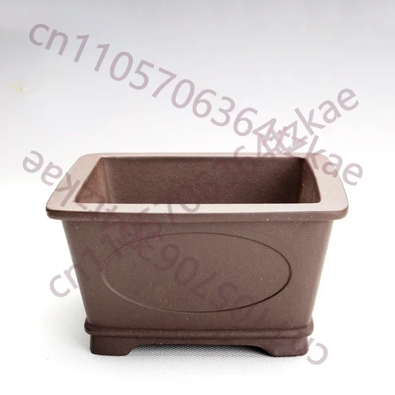 12x7cm Yixing Purple Sand Flower Pots Succulents Breathable FlowerPot Home Decor
