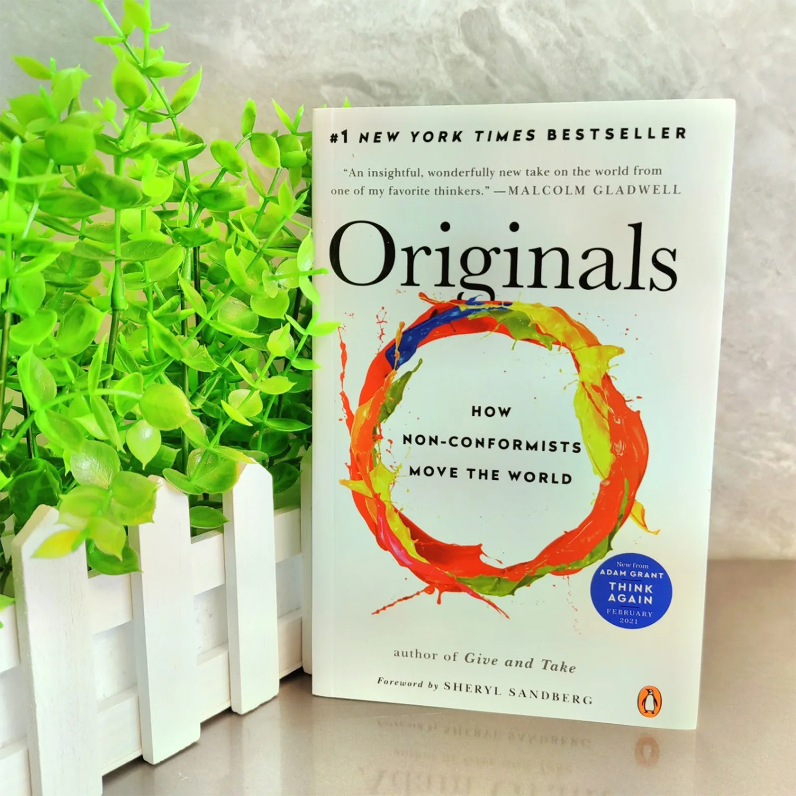 Originelen van Adam Grant Hoe niet-conformisten de wereld bewegen Paperback-roman in het Engels Bestseller uit New York Times