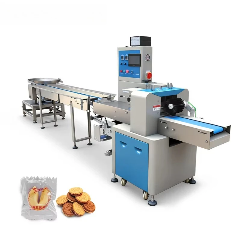 High Speed High-Accuracy Multi-Function Pillow Packing Machine Automatic Flow Wrapper for Bags/Film/Foil Packaging New