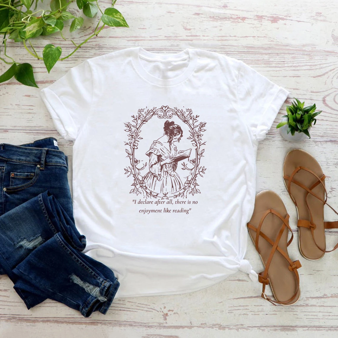 

Pride and Prejudice T-Shirt Jane Austen Shirt Women Short Sleeve Graphic T Shirts Vintage Women Clothing Casual Top Bookish Gift