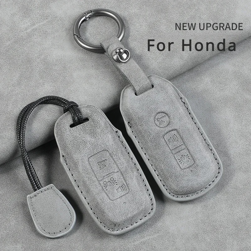 Leather Car Key Case Cover For Honda SH 125 Forza 250 750 ADV 150 X-ADV SH150i SH300 PCX 125 PCX160 VISION SH350 Switch Wrench