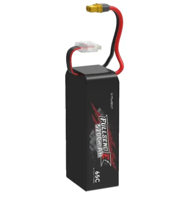 

iFlight Fullsend E 5200mAh 22.2V 6S 65C LI-PO Battery with XT60 connector for FPV Racing Kit Parts