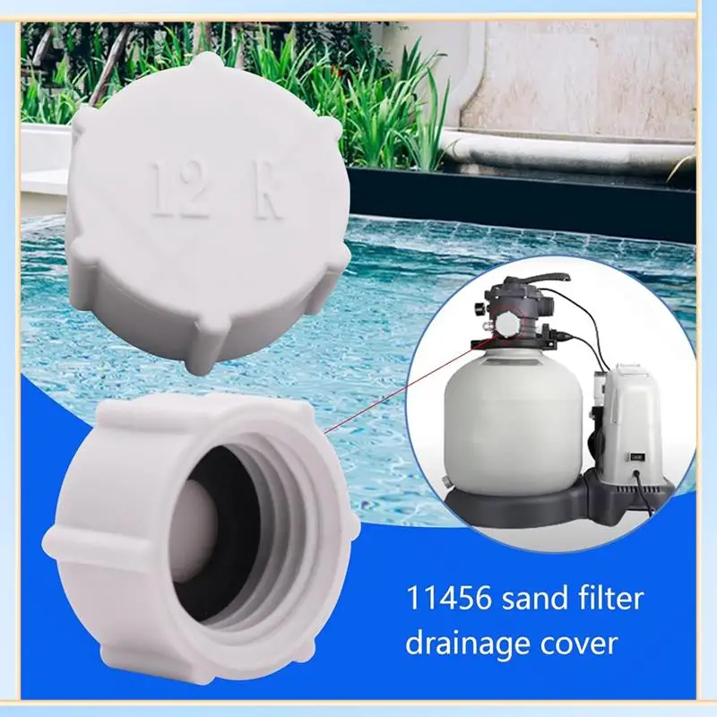 -A60I Sand Filter Drain Plug Replacement Valve Cap For Intex 11456 Sand Filter Pump Pool Valve Parts