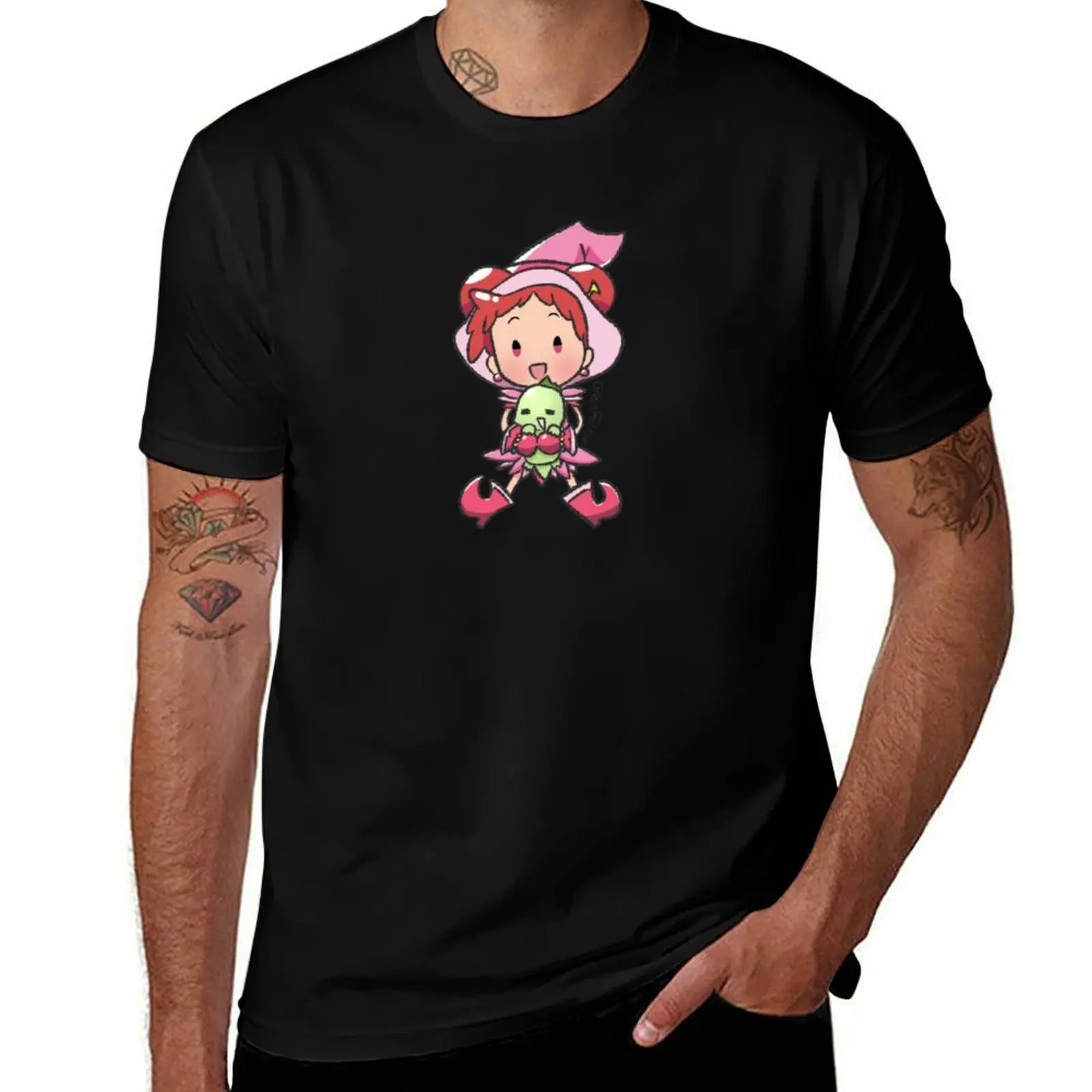 Ojamajo Doremi, Doremi & Boo-chan Chibi T-Shirt Casual Work Wear T-Shirt