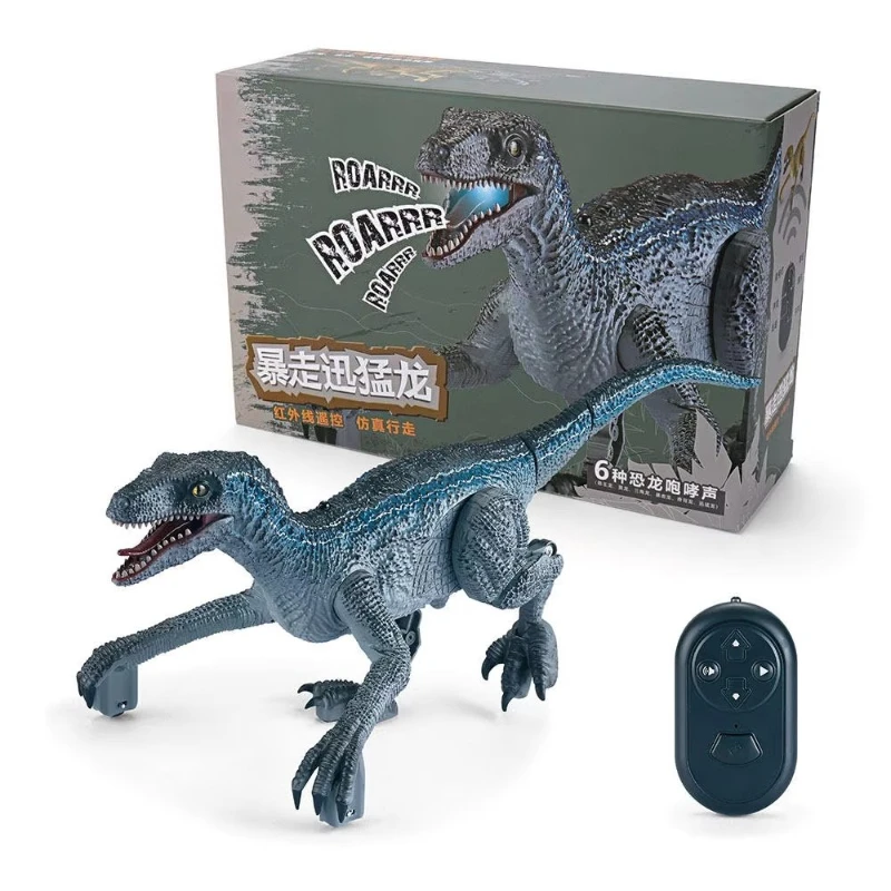 Simulated Dinosaur Model - Berserk Velociraptor, Remote Control Toy