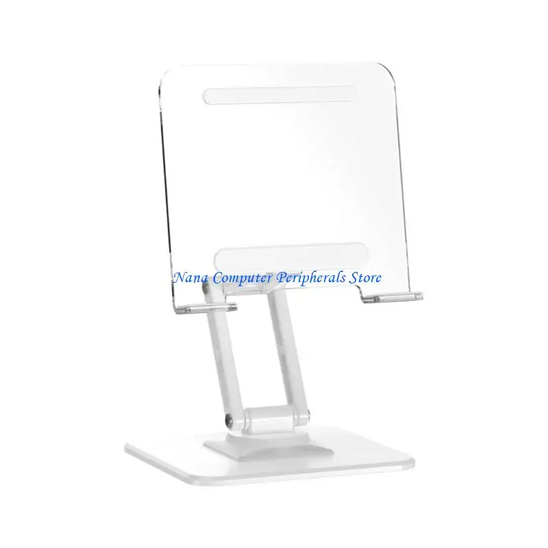 F68C Foldable Adjustable Phone Tablets Stand With 360 Rotation AntiSlip Base For Desk