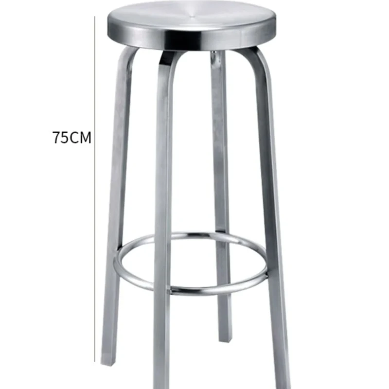 الحديثة 304 الفولاذ المقاوم للصدأ بار البراز مكافحة مقهى كرسي الإفطار الصناعي الزاوية البراز الرجعية حانة عالية الجودة البراز بار #6