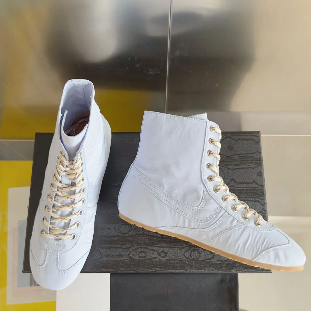 Picture 6: Women's Green Satin High Top Sneakers