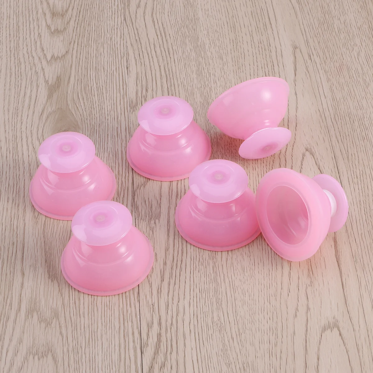Gobelets de Massage en Silicone pour thérapie par ventouses, ensemble d'aspiration sous vide pour le corps, soulagement de la douleur, réduction de la Cellulite, Relaxation du Stress, 6 pièces