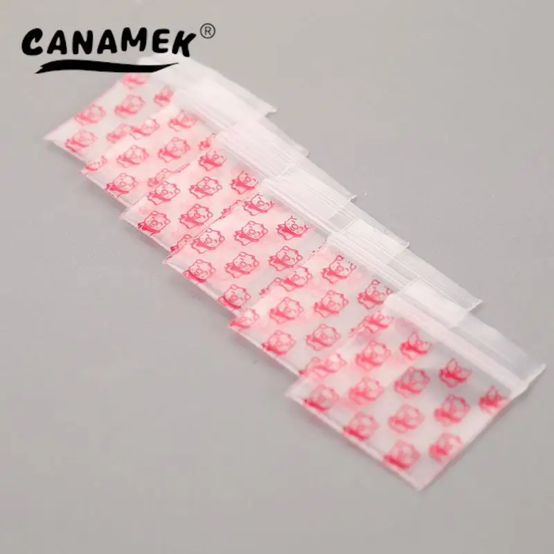 100Pcs Mini Zip lock Bags Cheaper Small Plastic Zipper Bag Plastic Packaging Bags Ziplock Pill Packaging Pouches Ziplock Bag