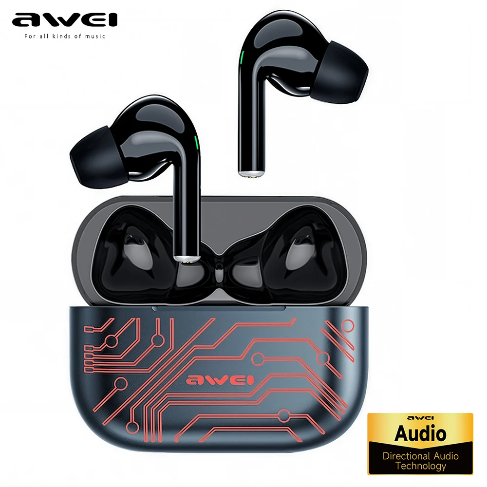 

Awei T29/T29 ANC Headset Bluetooth Headphones TWS Earphones Wireless In-ear Earbuds Type-C Quick Charge Headset With Microphone