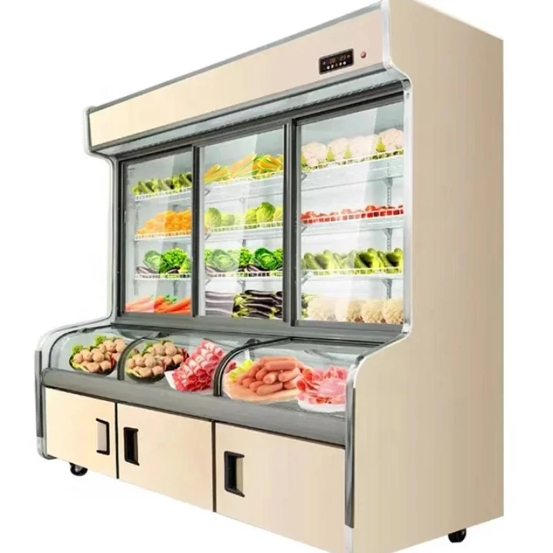 custom.Mala Display Cabinet a La Carte Cabinet showcase Freezer Congelador
