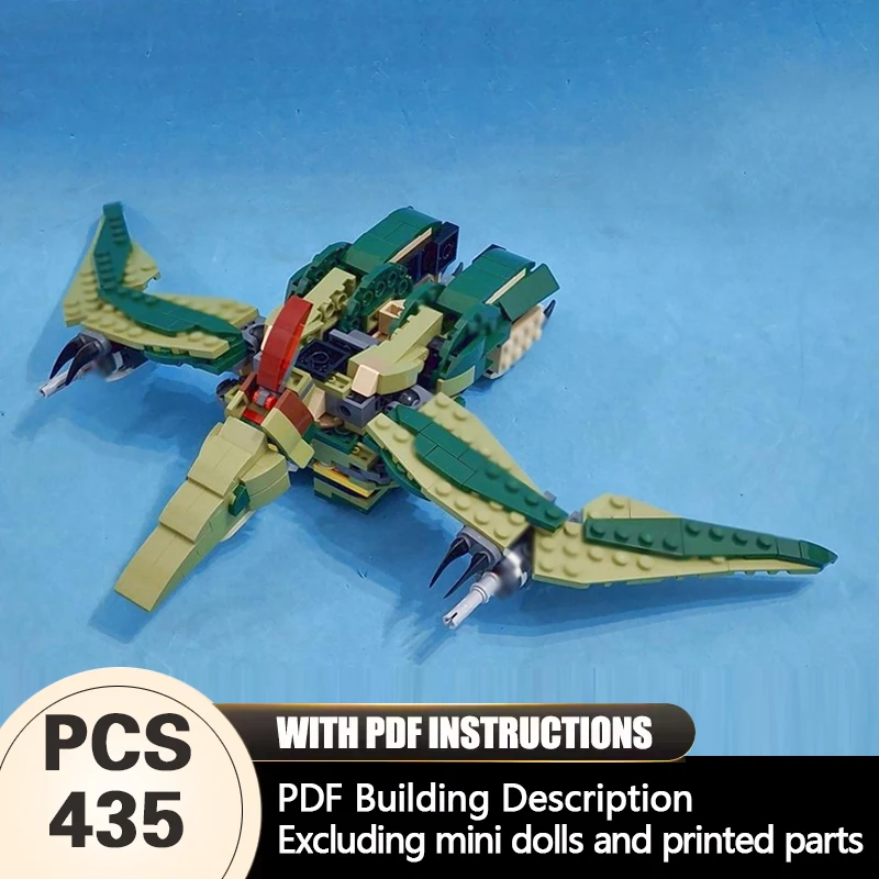 

Creators Animal Series Model MOC Building Bricks Pteranodon Modular Technology Gifts Holiday Assemble Children Toys Suit
