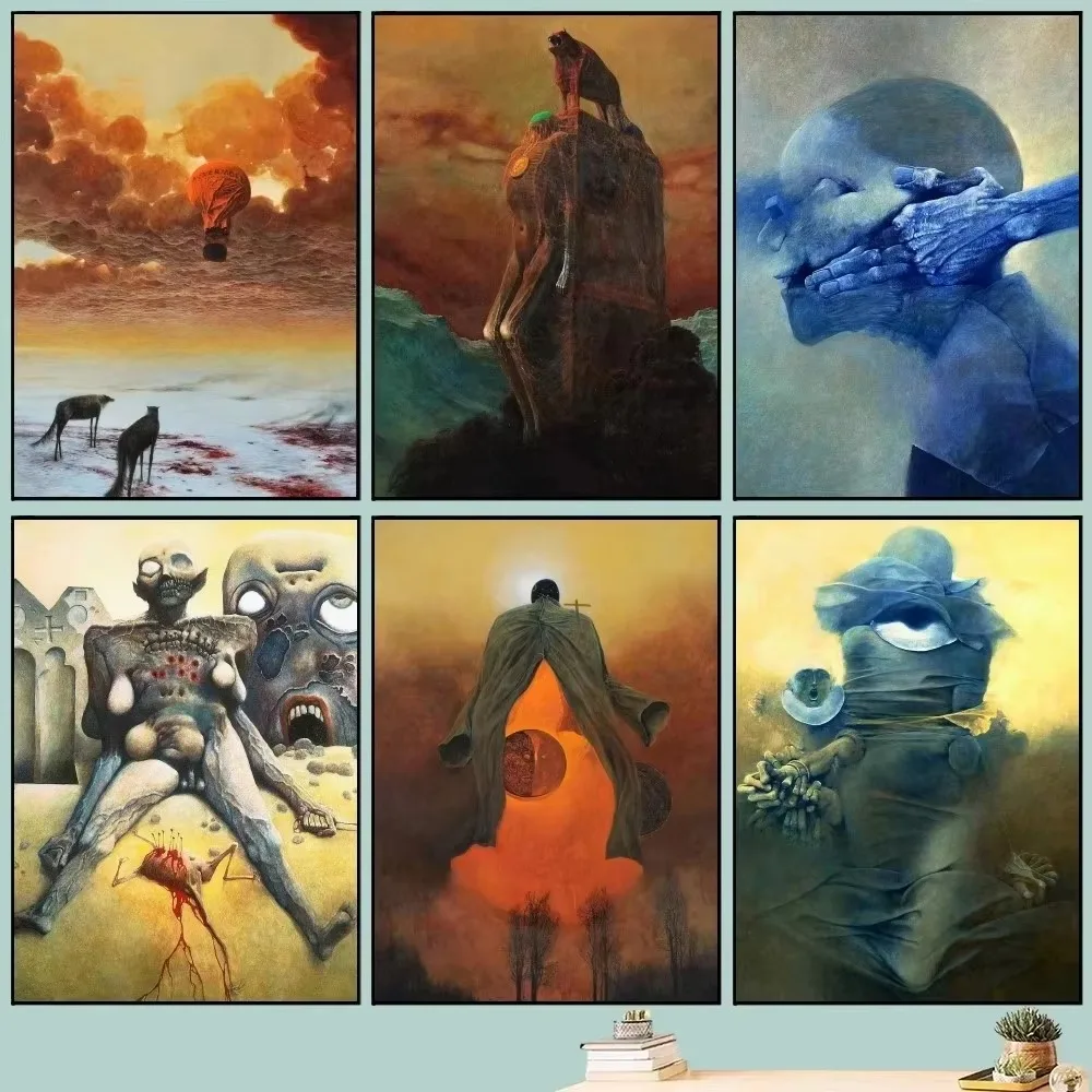 1000 Pieces Jigsaw Puzzle Zdzislaw Beksinski Dark Surreal Art For Adults Great Weekend Relaxation And Family Fun