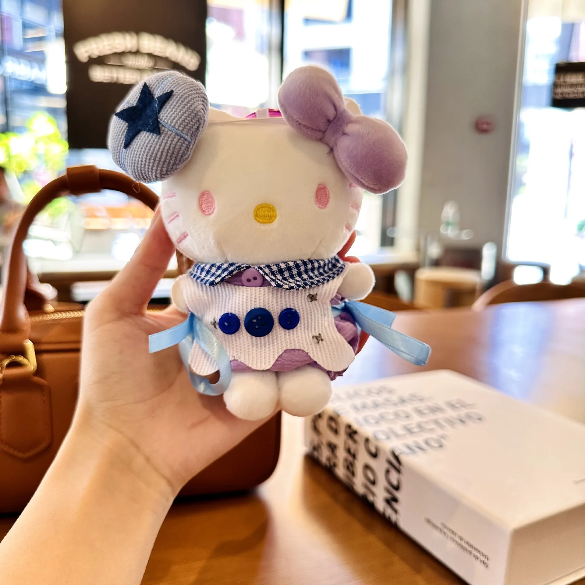 

Sanrio Hello Kitty Plush Toy Cute Anime Cartoon Keychain Girl&Child Fashion Plush Doll Bag Charm Pendant Holiday Gifts