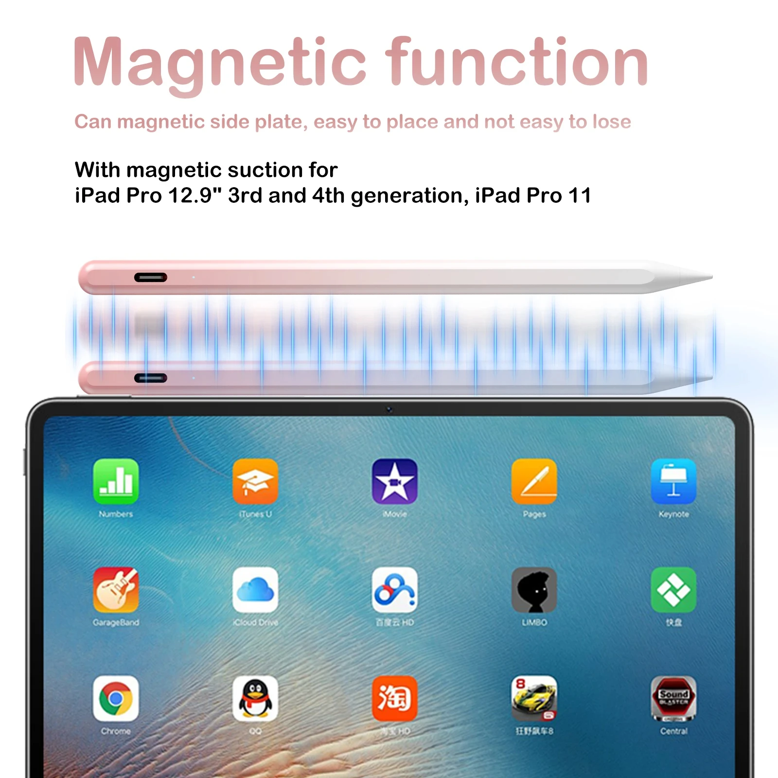 Penna stilo universale sfumata compatibile per telefoni tablet Android e iOS Touch screen Stylus Pencil per iPad Lenovo Xiaomi