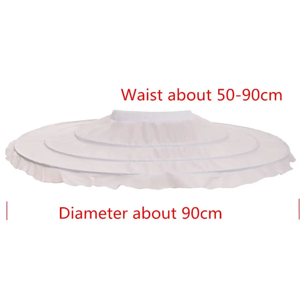 Dames Balletrok Crinoline Hoepel Drukte Tutu Rok Petticoat