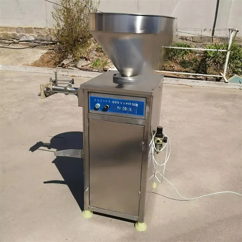 Industry Pneumatic Sausage Stuffer Electric Automatic Sausage Filling Twisting Stuffer Hydraulic Thai Sausage Filler Maker