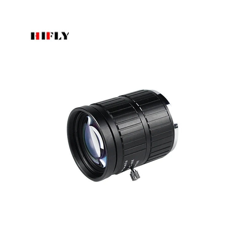 75mm Focal Length Machine Vision High Resolution 1'' 10MP Fixed Focus FA Lens for Industrial Camera