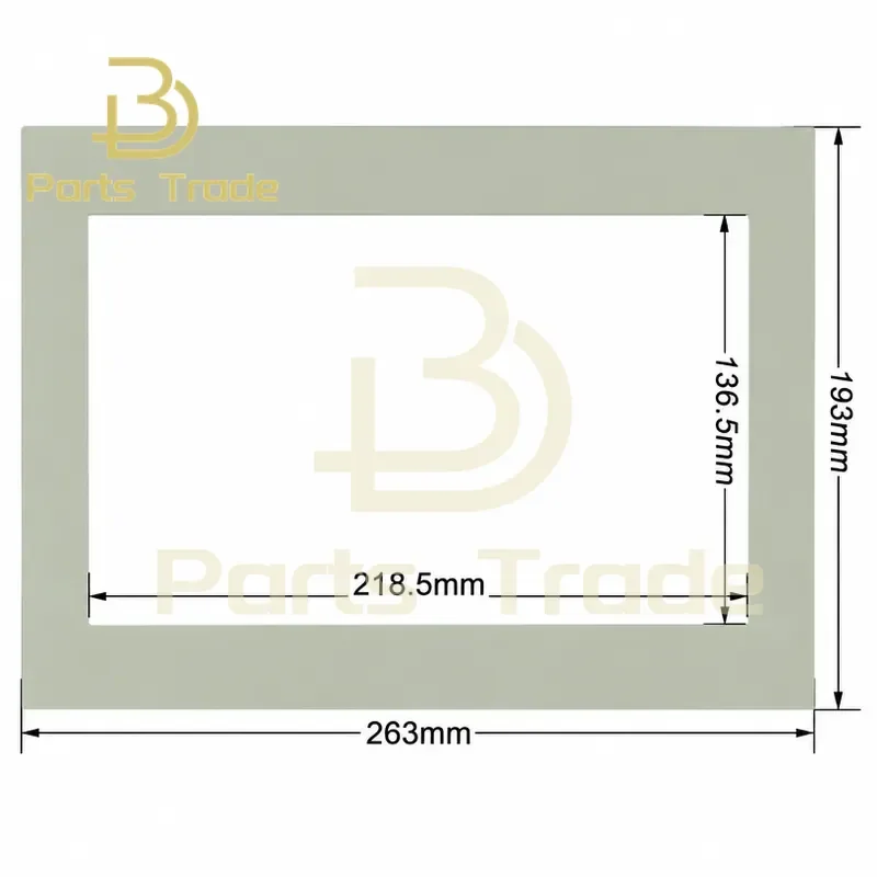 Touch Panel Screen Glass Digitizer for Pro-face SP-5500WA PFXSP5500WAD with Touchpad and Overlay Protective Film