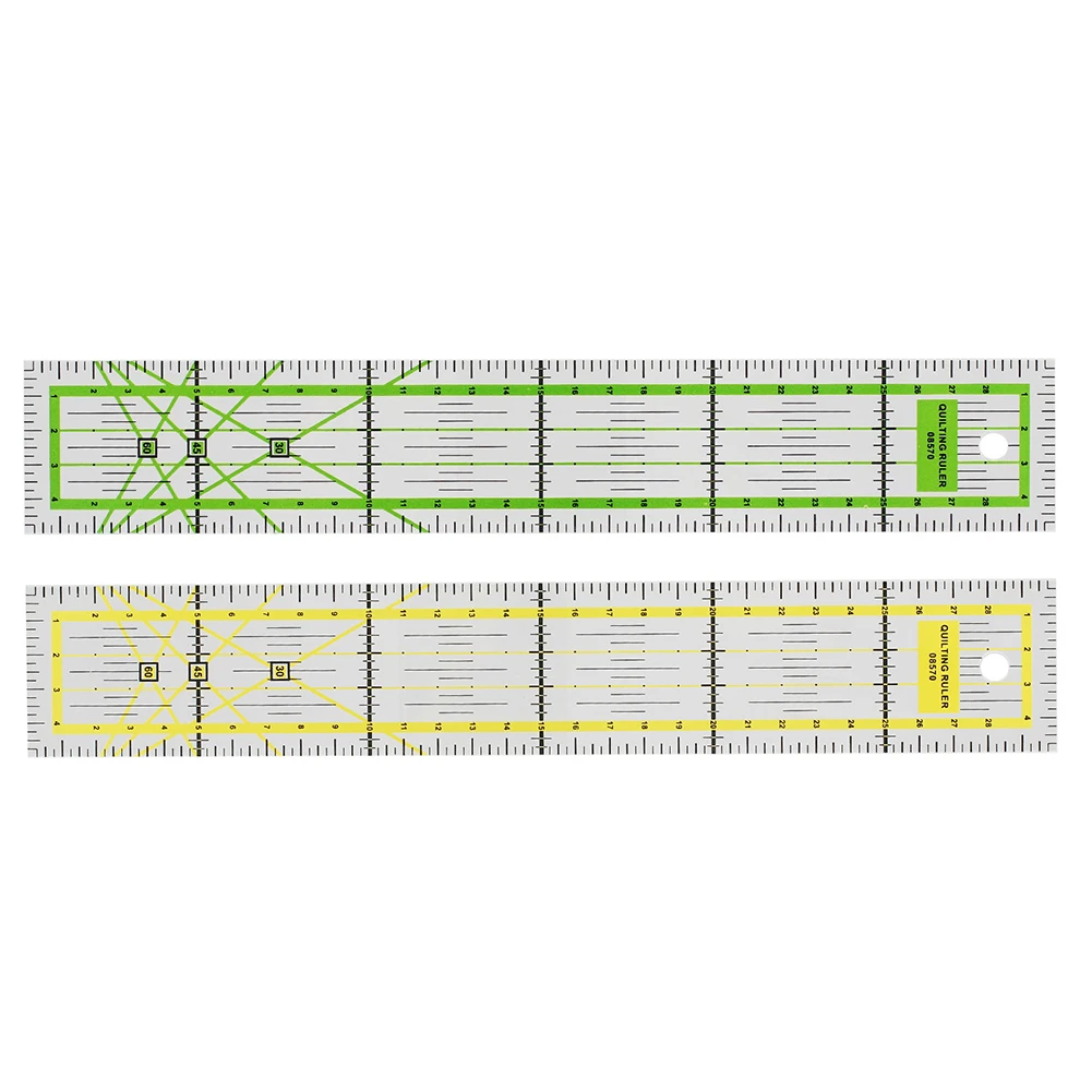 Linijka do szycia szablony do szycia patchworkowe narzędzia do domu DIY do cięcia odzieży pikowana rękodzieło krawieckie dostarcza akryl 30x5x0,3 cm