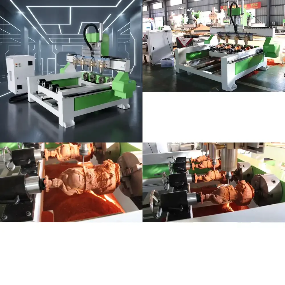 A Cylindrical Carving Machine Suitable for Batch Processing of Various Three-dimensional Handicrafts