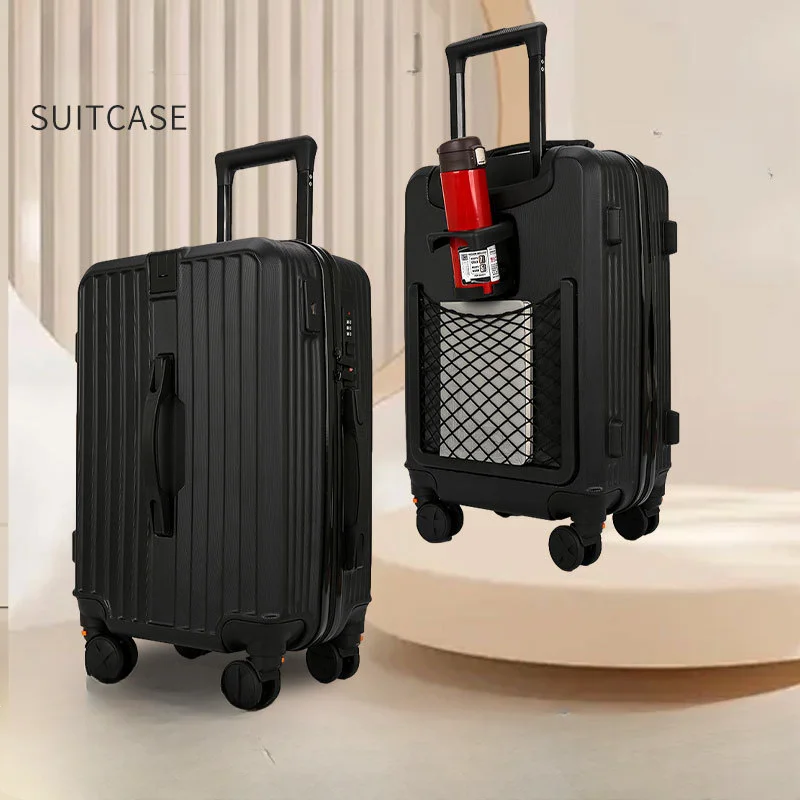 

DOIAESKV new multi-functional 20-inch suitcase universal wheel trolley case boarding password lock suitcase