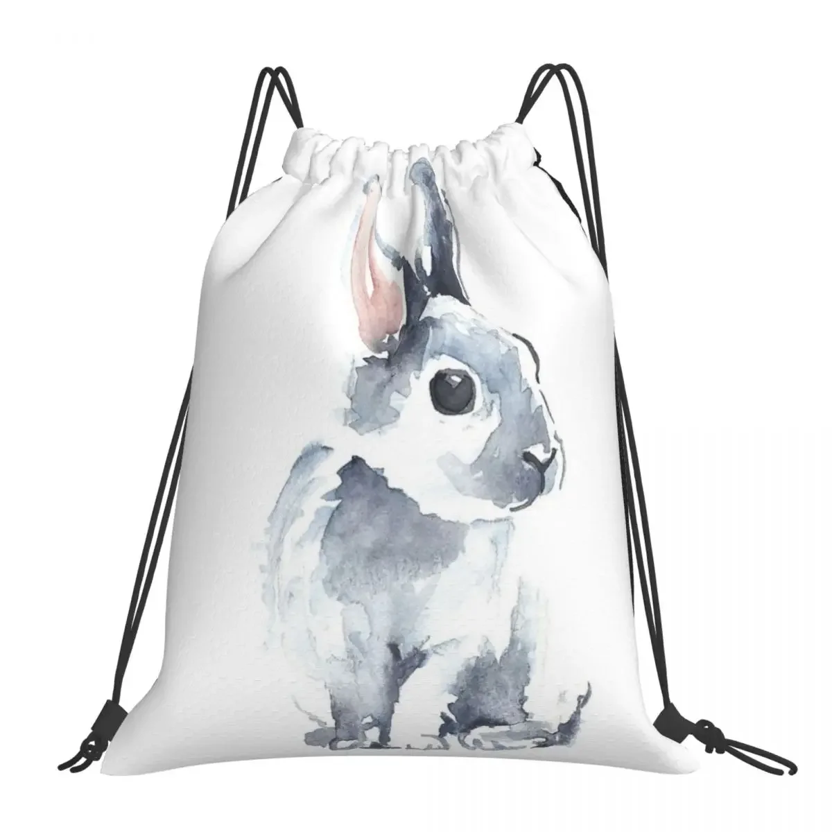 Sacs à dos Moon Rabbit II pour hommes et femmes, sacs à cordon de proximité portables, sac à chaussures de poche Bundle, sac à livres pour étudiants, mode