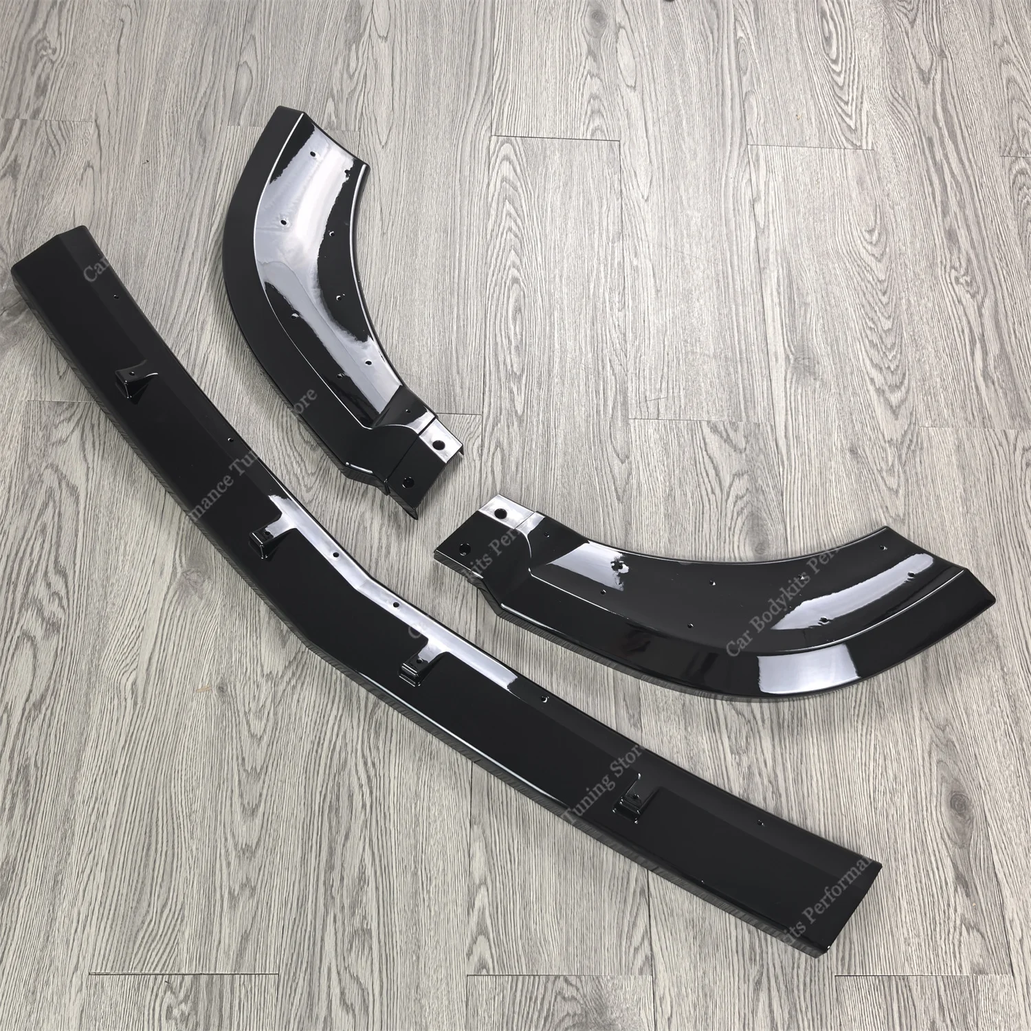 Front Splitter For Mercedes-Benz W204 C204 S204 C Coupe / Sedan / Estate AMG-Line 2011-2014 Facelift Spoiler Lip Diffuser view 5