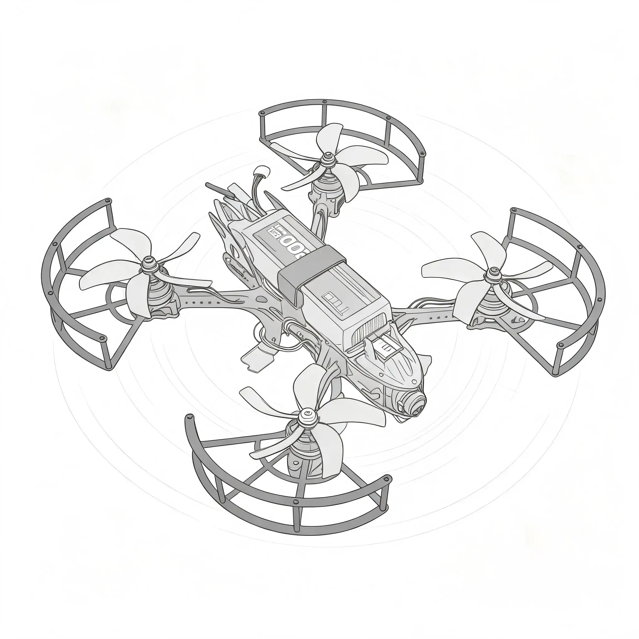 B-CUBE FPV Drone Frame Racing 3/3.5/5/6/7/8/9/10inch Protection Circle Quadcopter INAV Beatflight F722 F745 H743 Flight Control