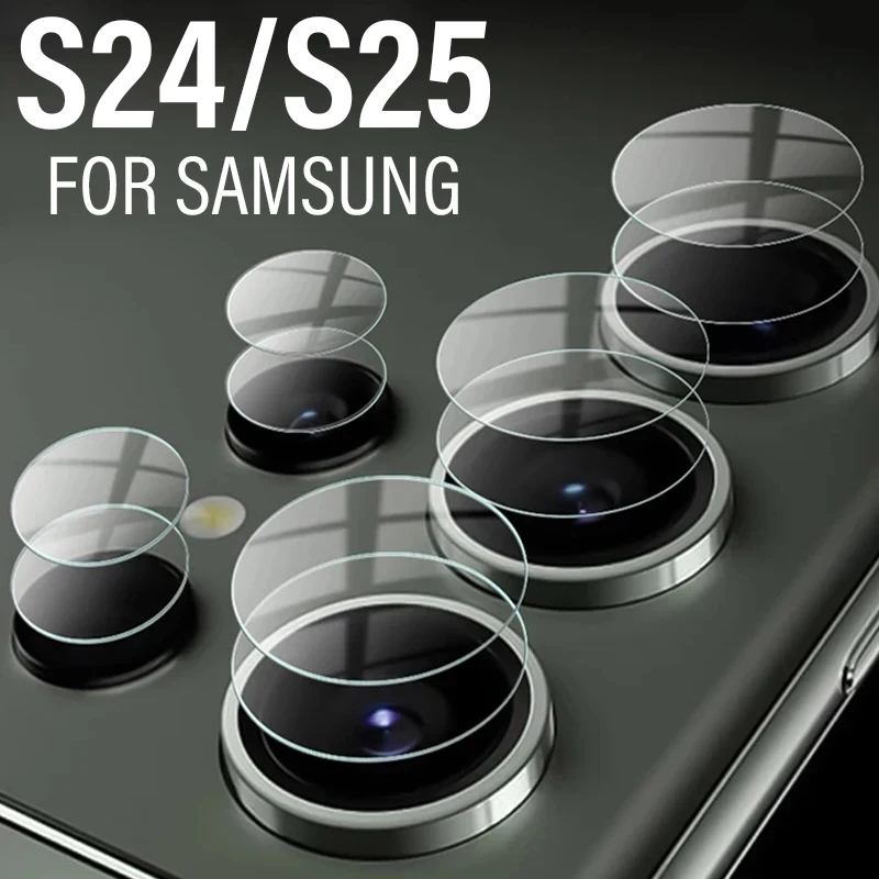 Für Samsung Galaxy S25 Plus S24 + S24Ultra Zurück Kamera Objektiv Gehärtetem Glas Für Samsung S25Ultra Hinten Objektiv Screen Protector filme
