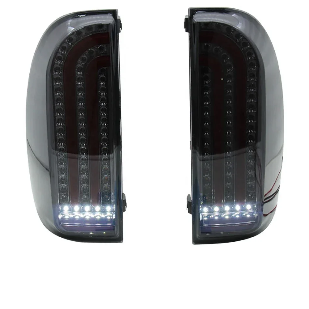 عدسة دخان متتابعة LED أضواء خلفية سوداء لـ 05-15 تاكوما