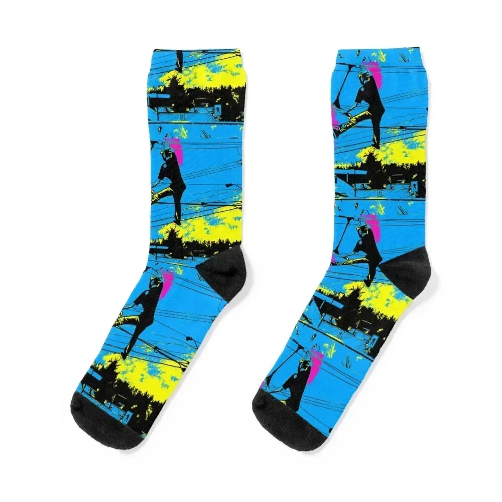 Tailgating - Stunt Scooter Tricks Socks New year's sports stockings designer summer Men Socks Luxury Brand Women's