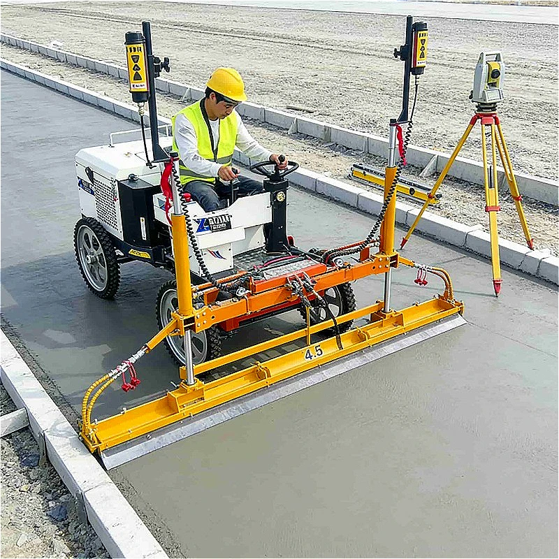Driving Concrete Laser Screed Leveling Paving Machine Price for Continuous Concrete Pouring Operations Factory Sell Customized