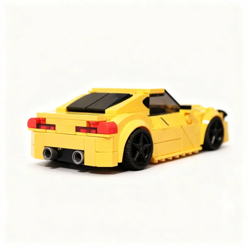 228pcs MOC City Champions Infiniti G35 Coupe Model Building Blocks Toy Idea Assemble Birthday Art Brick Education Collection