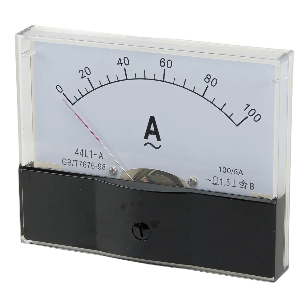 

44L1 series 44L1-A pointer ammeter analog AMP meter 100*80mm size 1-50A 50-600/5A