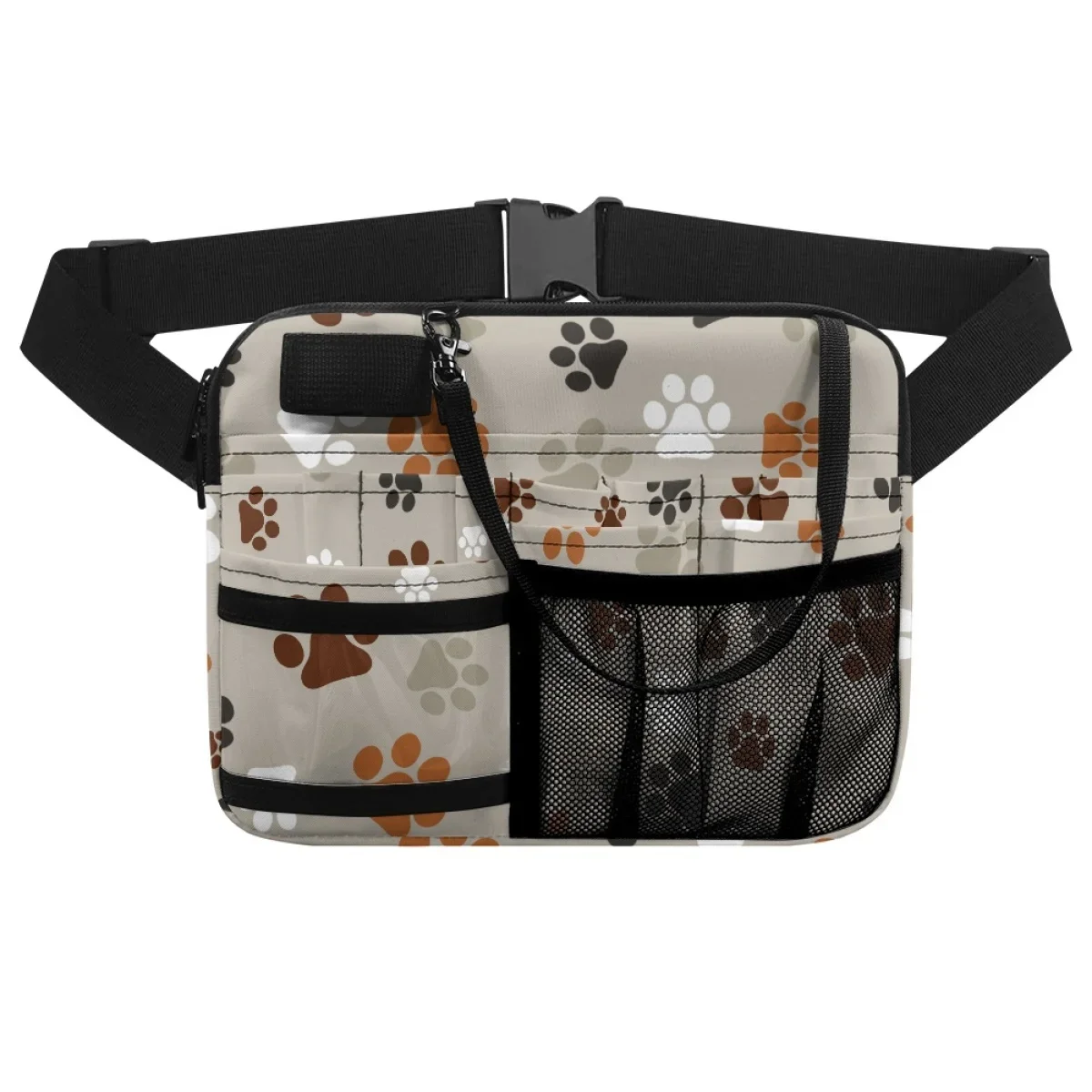 

Animal Dog Paw Designer Waist Bag Gift Custom Multi-Compartment and Tape Holder Nursing Fanny Pack Medical Cangurera Mujer