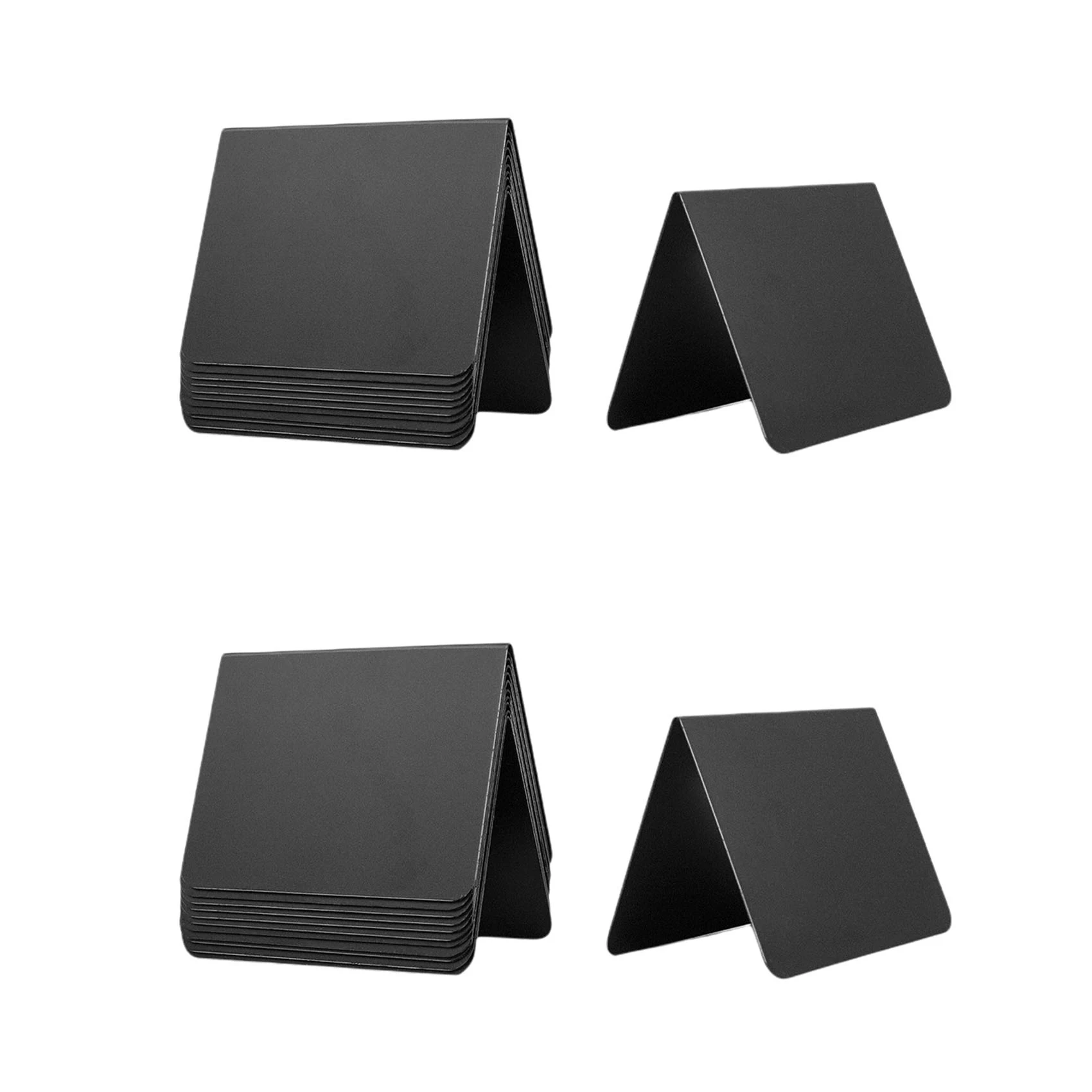 AT19-24 PCS Mini Chalkboard Signs 4X3inch Small Chalkboard Chalk Sign Food Labels For Party Buffet Tables ,Easy To Write