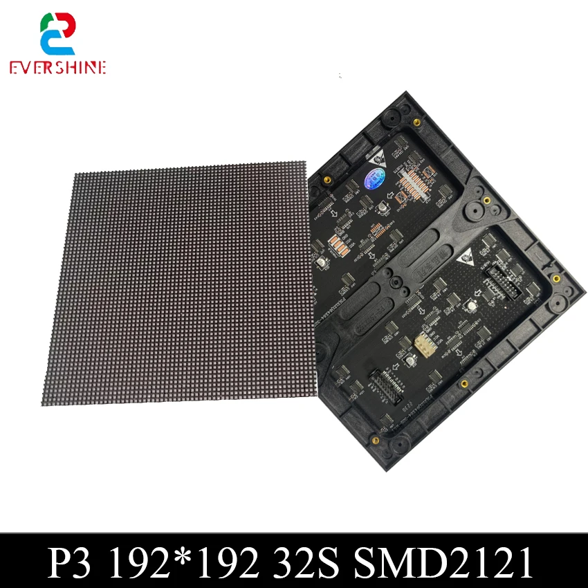 P3 192x192 модуль для помещений SMD2121 полноцветный RGB 3 в 1 точки 64x64 пикселей светодиодная фотоматричная Панель дисплея светодиодный экран высокой четкости