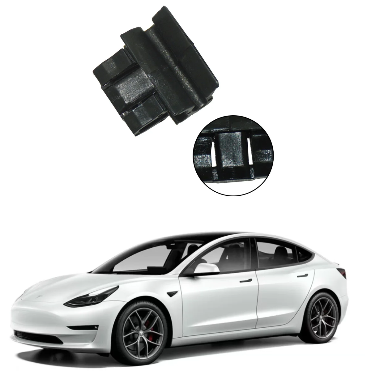 

Suitable for Tesla Model 3 front storage box machine cover buckle luggage fixed buckle 10 147 2872-00 - C