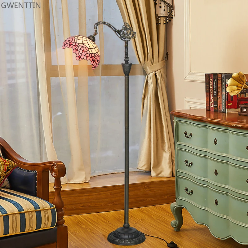Tiffany Floor Lamps Flowers Ar - огляд і ціна Resin Art Stand