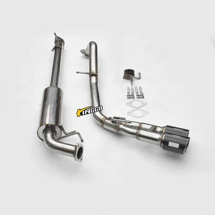 For 4x4 Accessories Exhaust System Side Muffler Twin Carbon Catback Exhaust Pipe for Ford Next Gen Ranger T9