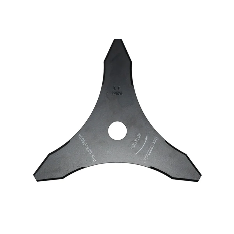 

Three-toothed sharp blade accessories for lawn mowers