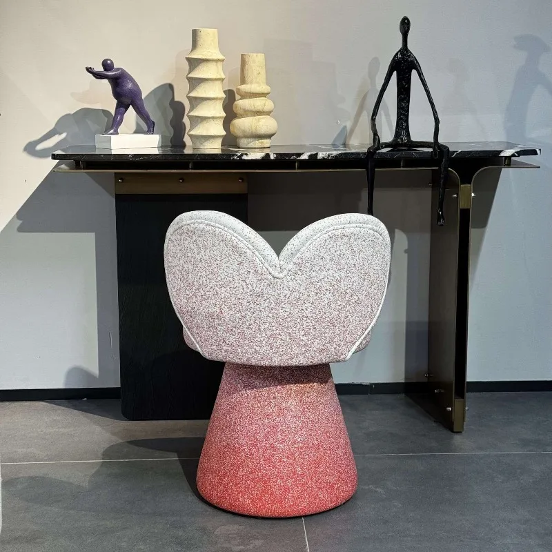 Dresser stool light luxury high-end bedroom backrest rotatable