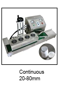 YAO  ZS-FK300 Small Diameter Aluminium Foil Film Sealing Machine For Medicine Sharp Pointed Bottle Plastic Dropper Bottle