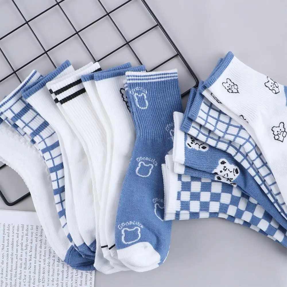 موضة مريحة Harajuku الإناث القطن الشتاء الخريف الرياضة الأوسط جوارب أنبوبية النساء الجوارب الدب الجوارب زوجين الجوارب