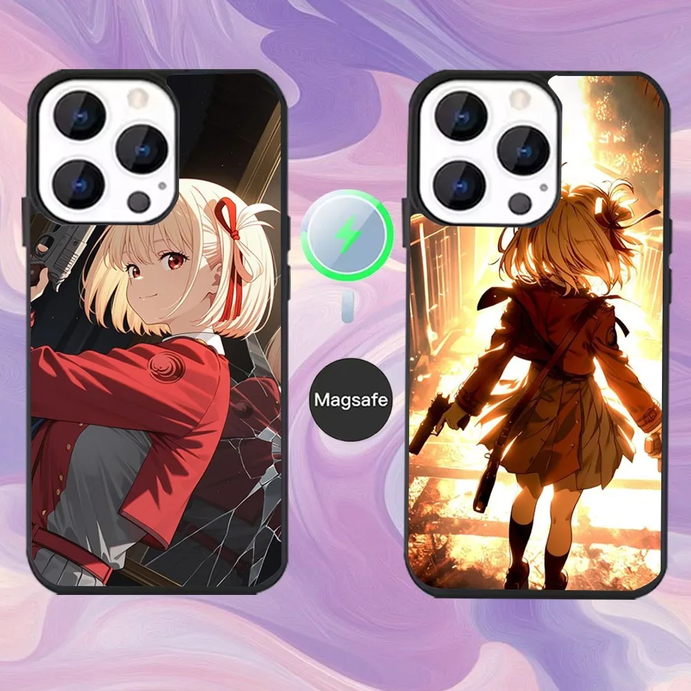 

Lycori Recoil Chisato Nishikig Phone Case For iPhone16,15,14,13,12,11,Pro,Max,Plus,Mini,Magsafe,Magnetic Wireless Charging Case