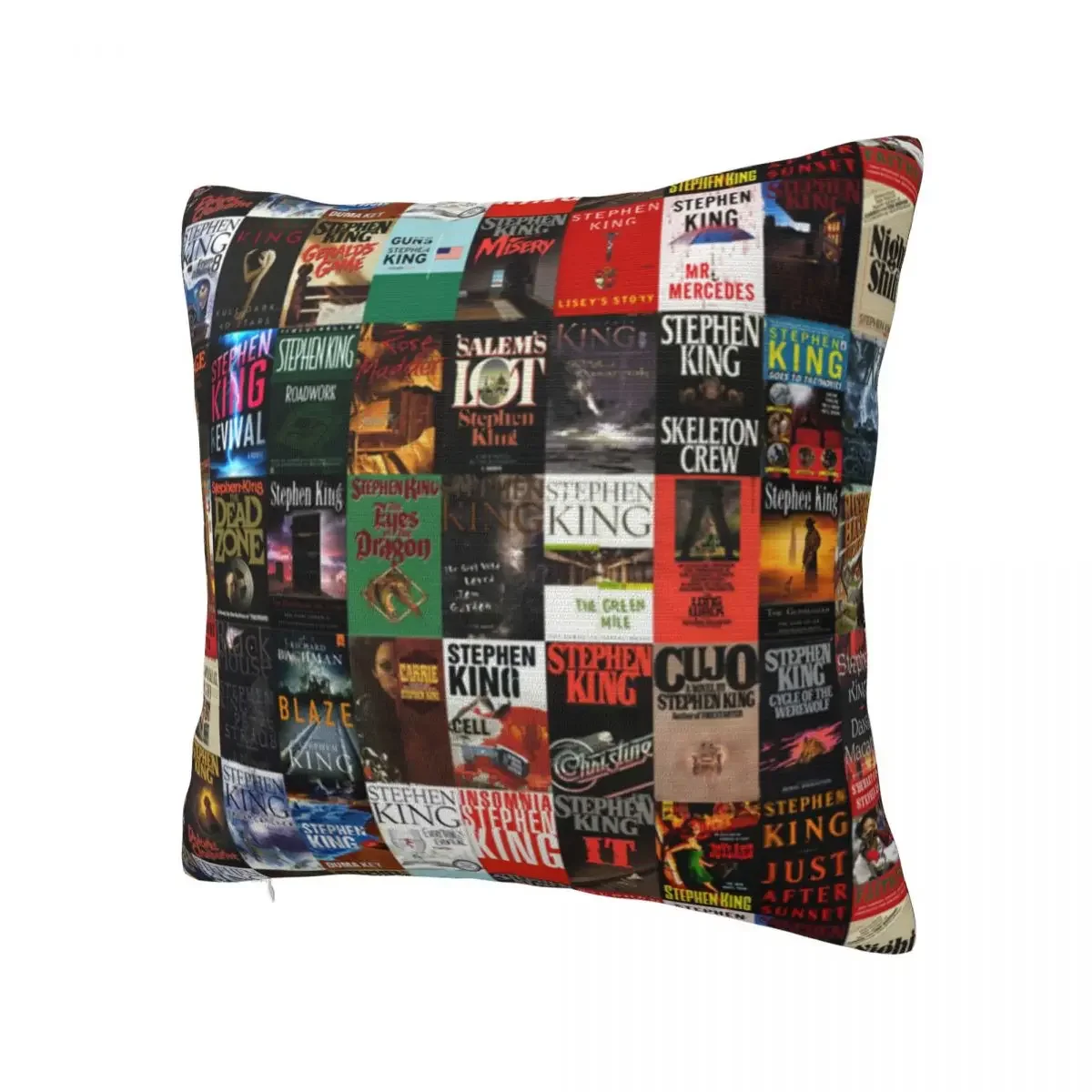 S-Stephen King Books Pillow Cover Writer Cushion Cover Design Pillow Case Vintage Pillowcases For Sofa Home Decorative