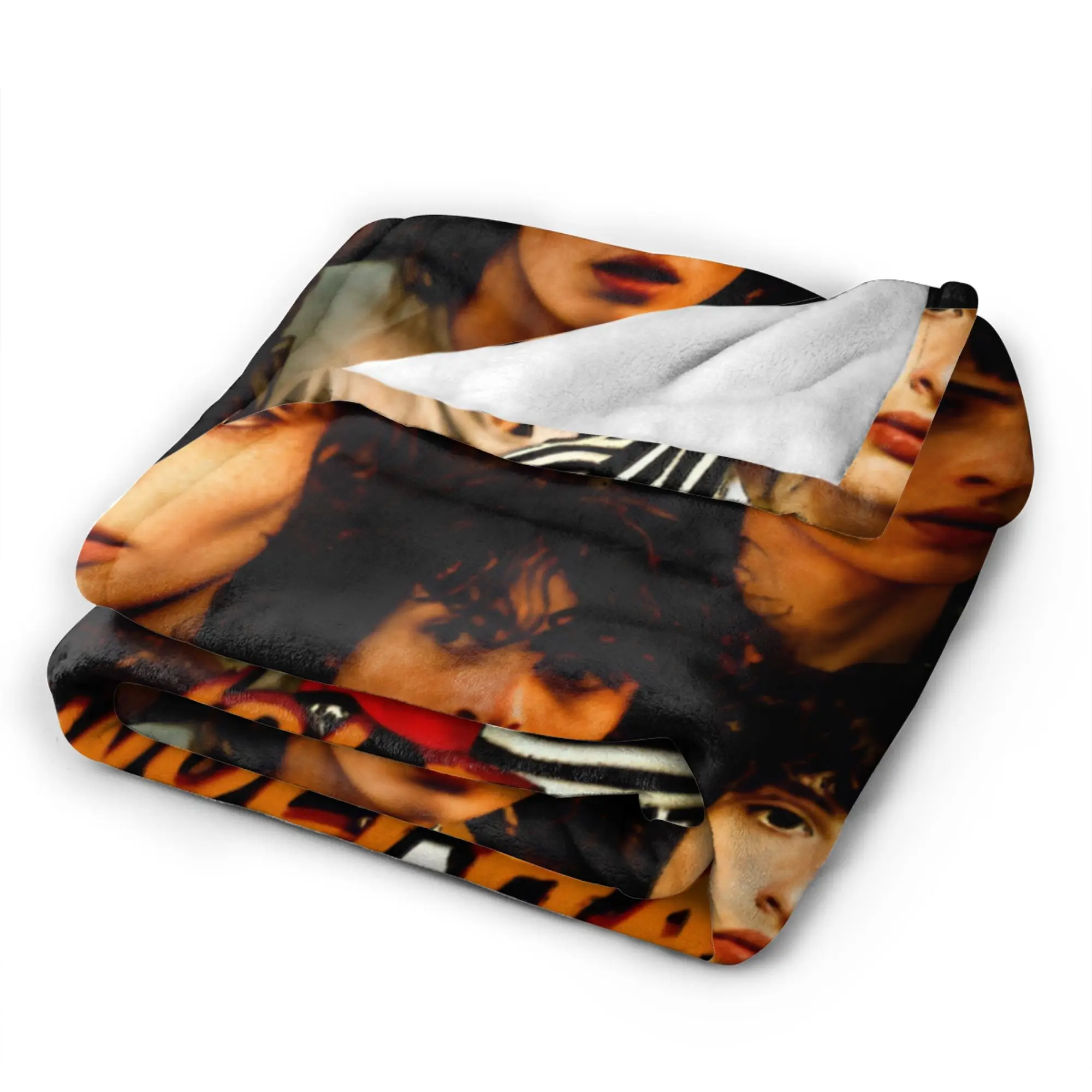 Finn Wolfhard Soft Warm Blankets Singer Boy Girl Plush Throw Blanket Print Outdoor Flannel Bedspread Sofa Bed Cover